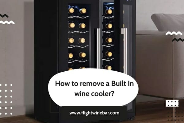 How to remove a Built In wine cooler