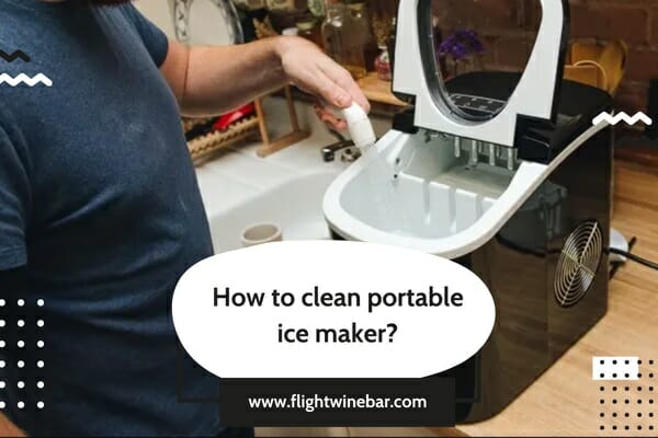 How to clean portable ice maker