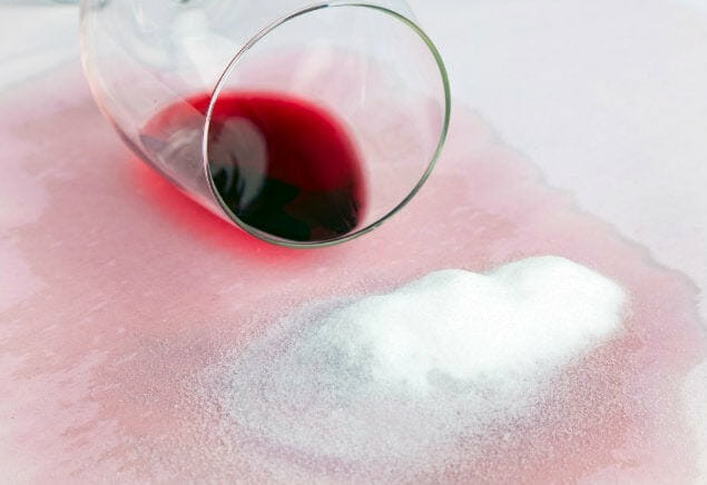 How to Remove Red Wine Stains from Carpet with Salt