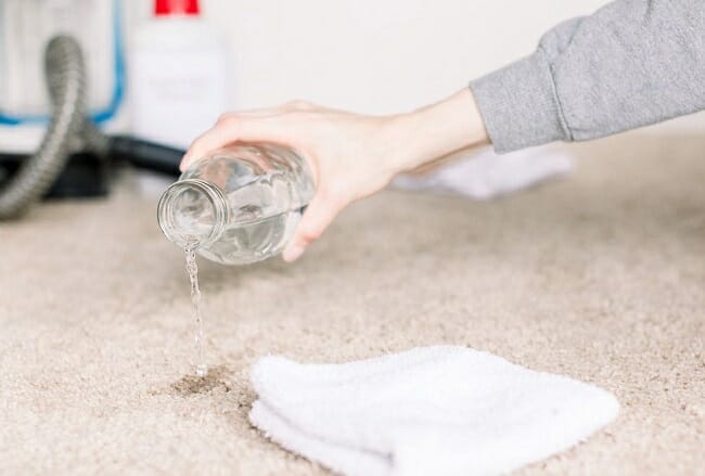 How to Remove Red Wine Stains from Carpet with Vinegar