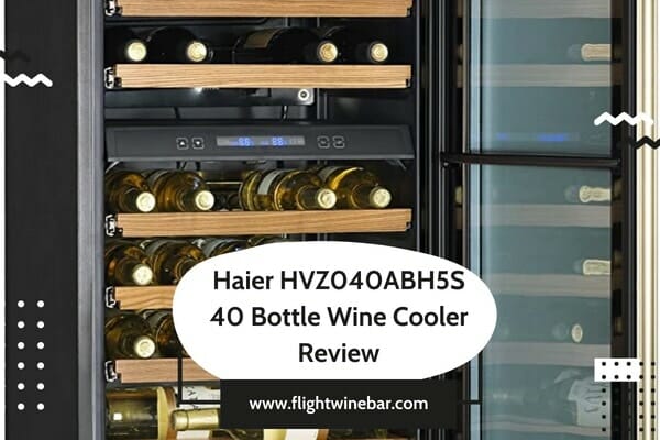 Haier HVZ040ABH5S 40 Bottle Wine Cooler