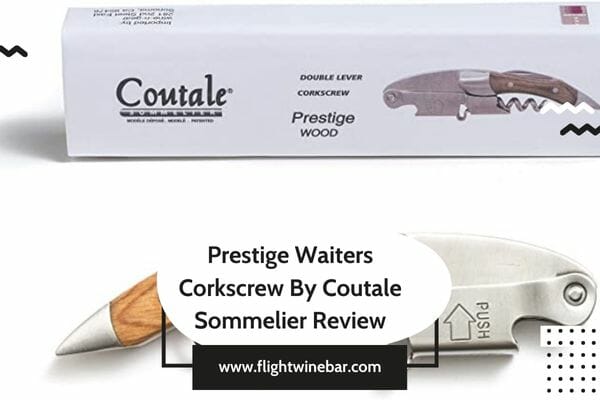 Prestige Waiters Corkscrew By Coutale Sommelier