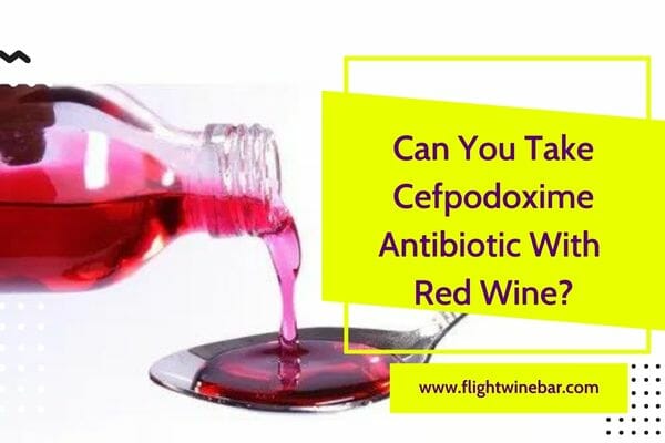 Can You Take Cefpodoxime Antibiotic With Red Wine