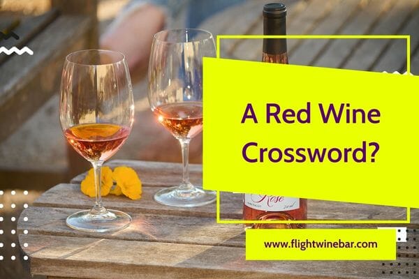 A Red Wine Crossword