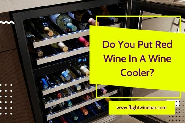 Do You Put Red Wine In A Wine Cooler