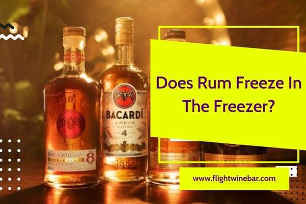 Does Rum Freeze In The Freezer