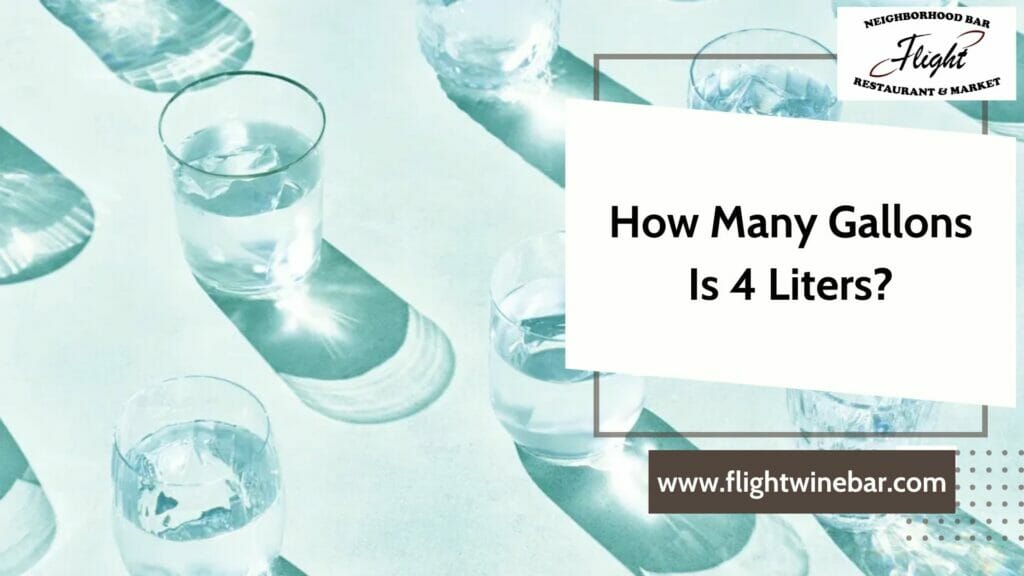 How Many Gallons Is 4 Liters