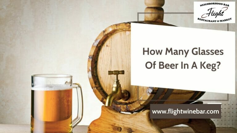 How Many Glasses Of Beer In A Keg