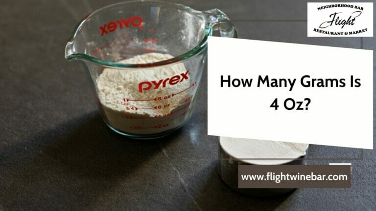 How Many Grams Is 4 Oz