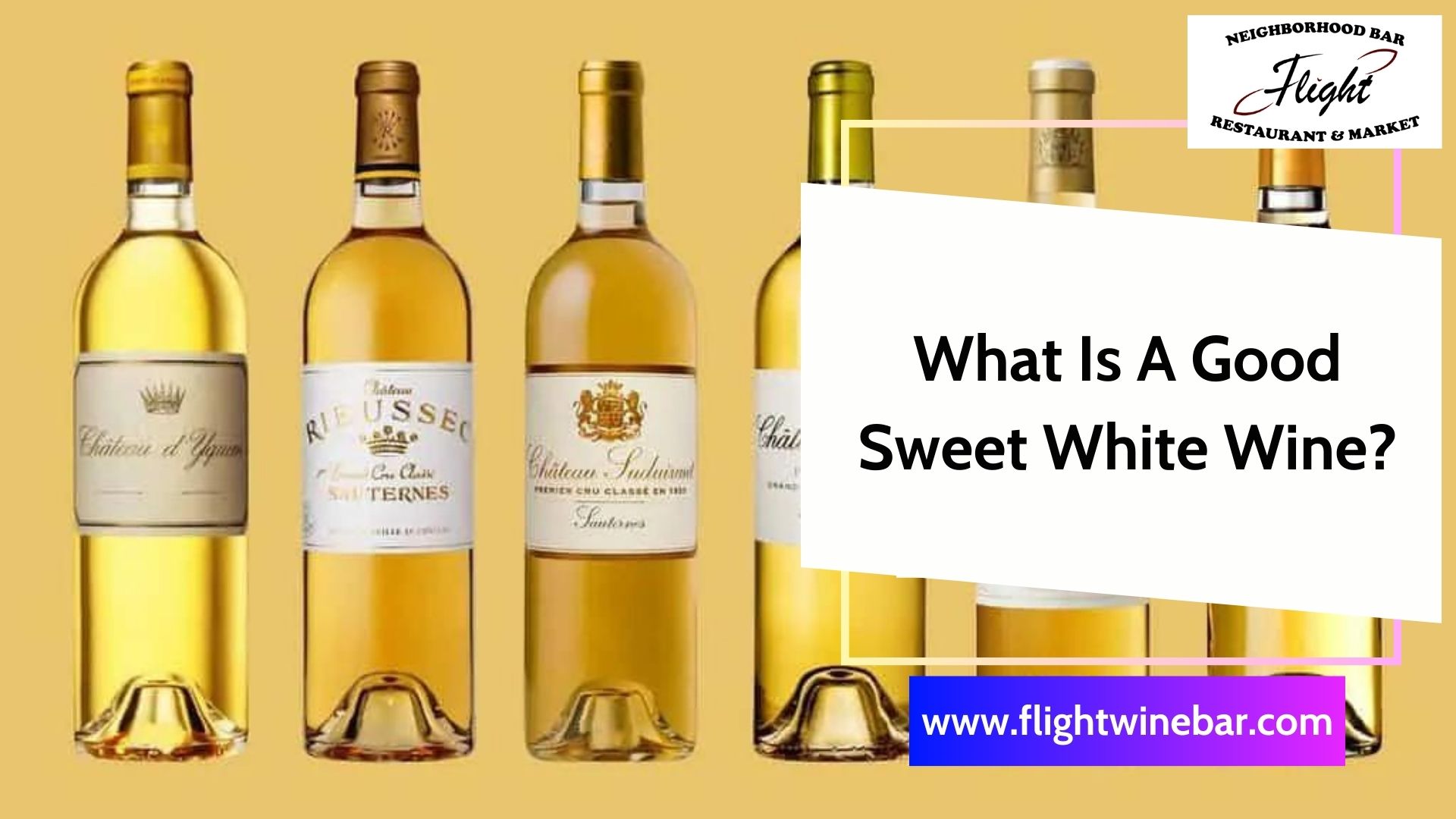 What Is A Good Sweet White Wine