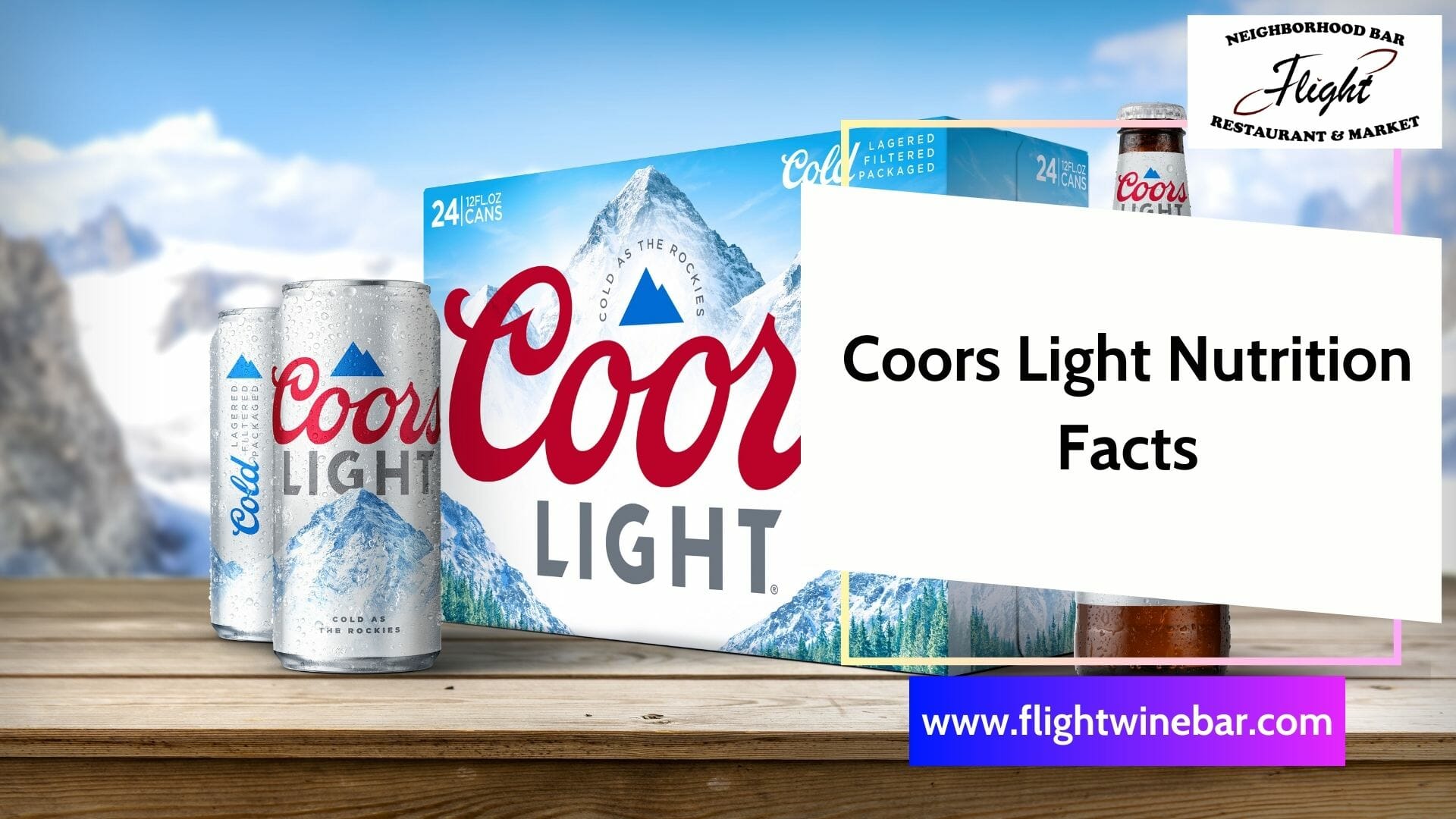 Coors Light Nutrition Facts - What You Need To Know? - 2024