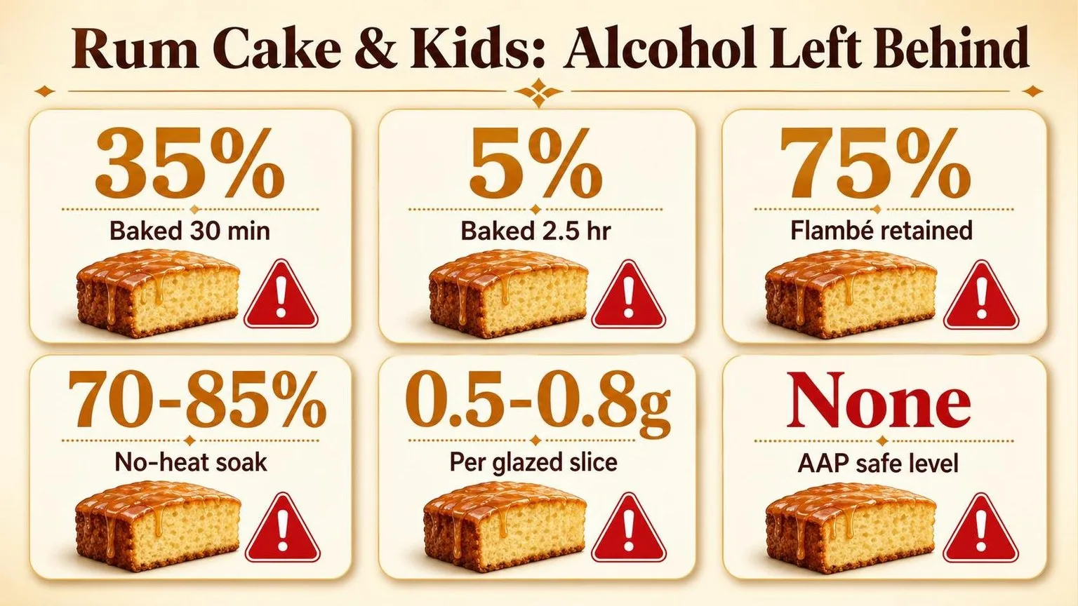 How Much Rum Survives in That Cake? — key facts at a glance