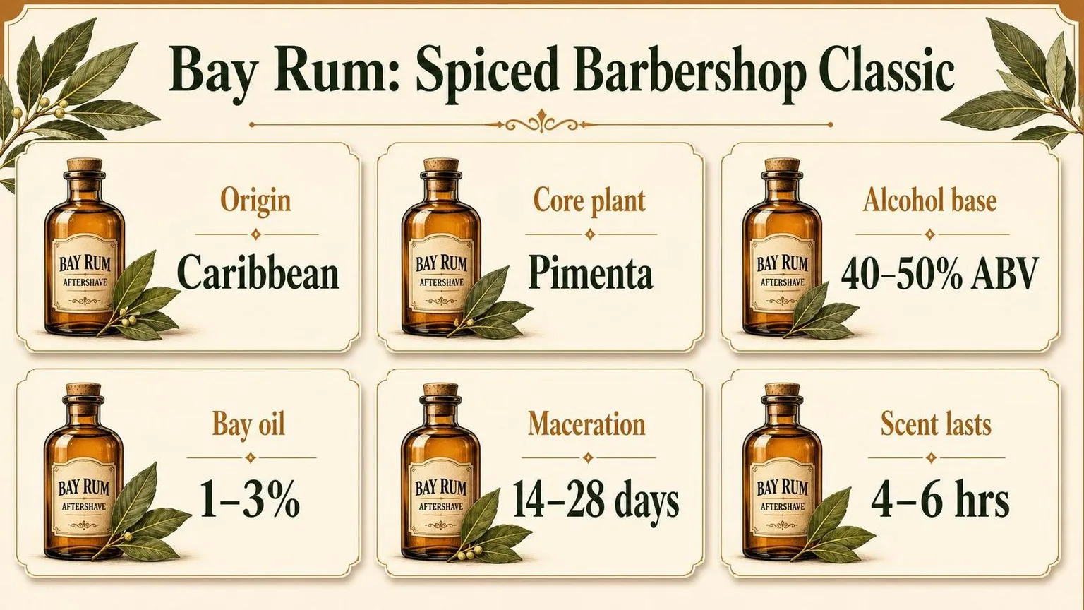 What Is Bay Rum And What Is It Used For? 1 Bay Rum By The Numbers — key facts at a glance