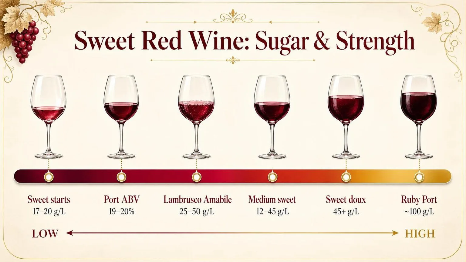 What Is A Sweet Red Wine? - 2026 1 Sweet Red Wines by the Numbers — key facts at a glance