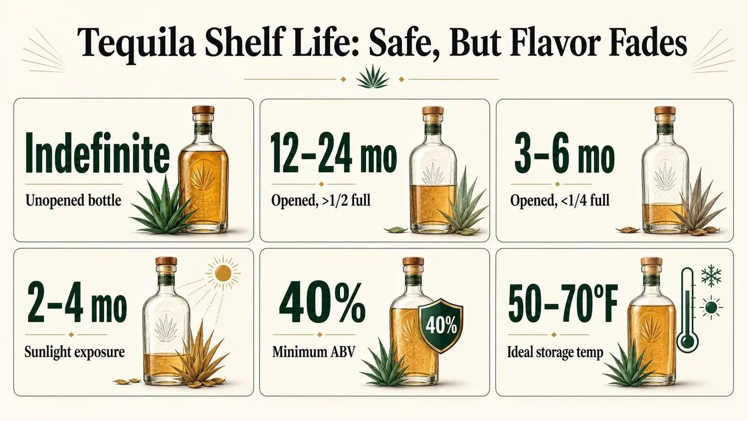 Does Tequila Go Bad? 1 How Long Does Opened Tequila Last? — key facts at a glance