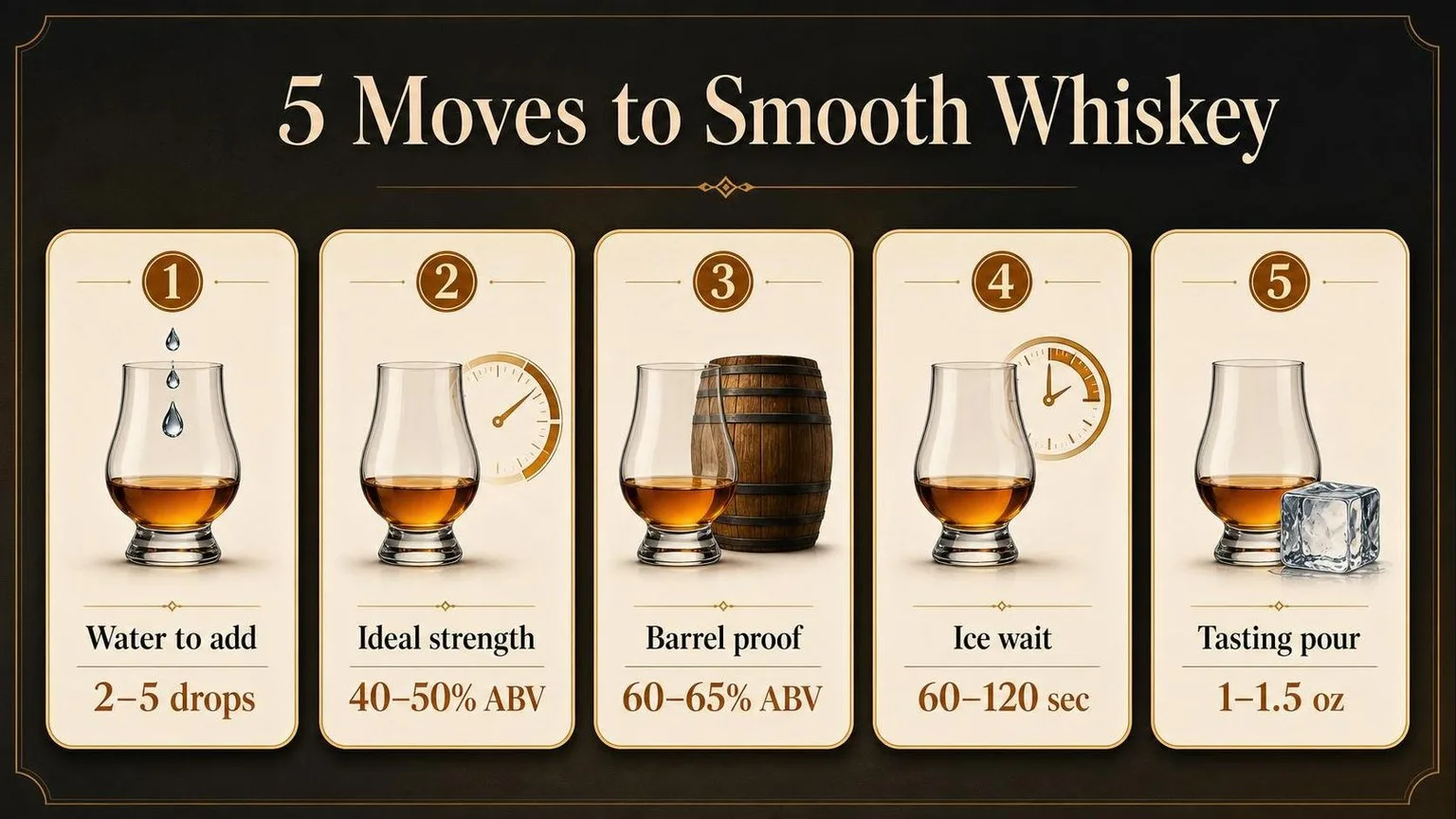 5 Moves to Smooth Whiskey — key facts at a glance