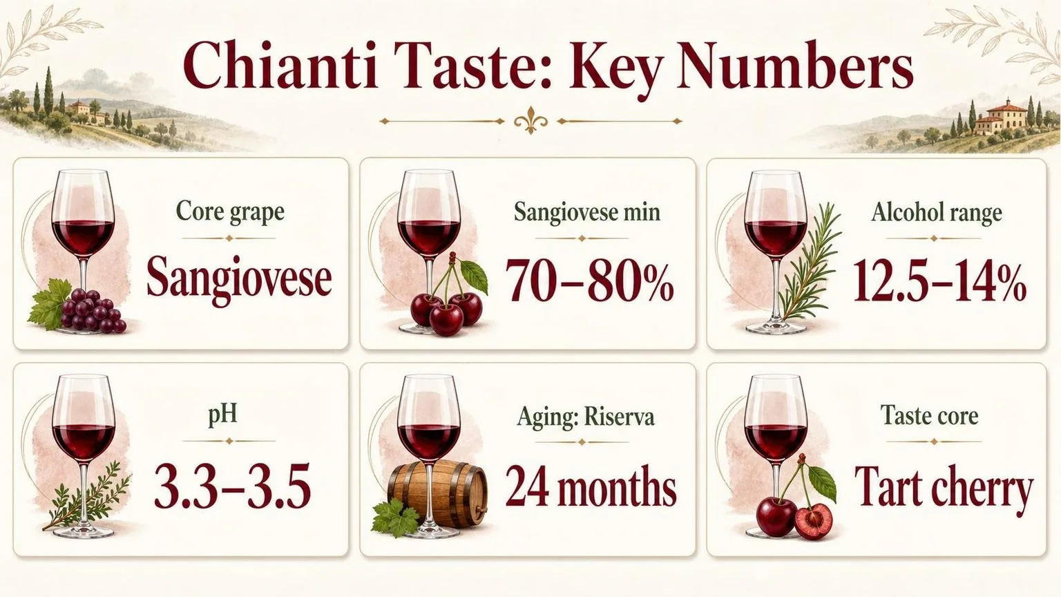 Chianti Decoded: Sangiovese, Aging & Taste — key facts at a glance