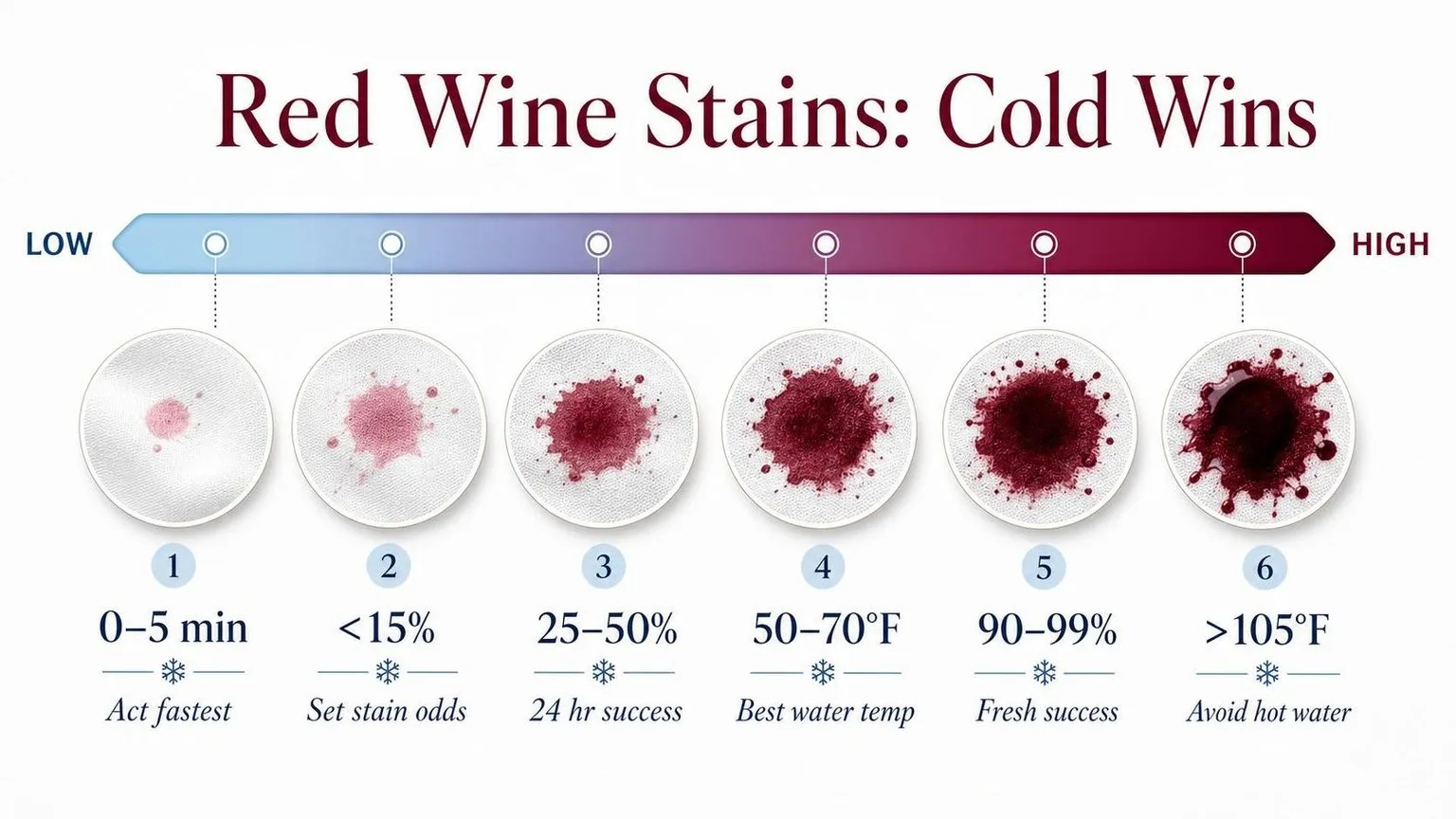 Red Wine Stain Removal: Time Is Everything — key facts at a glance