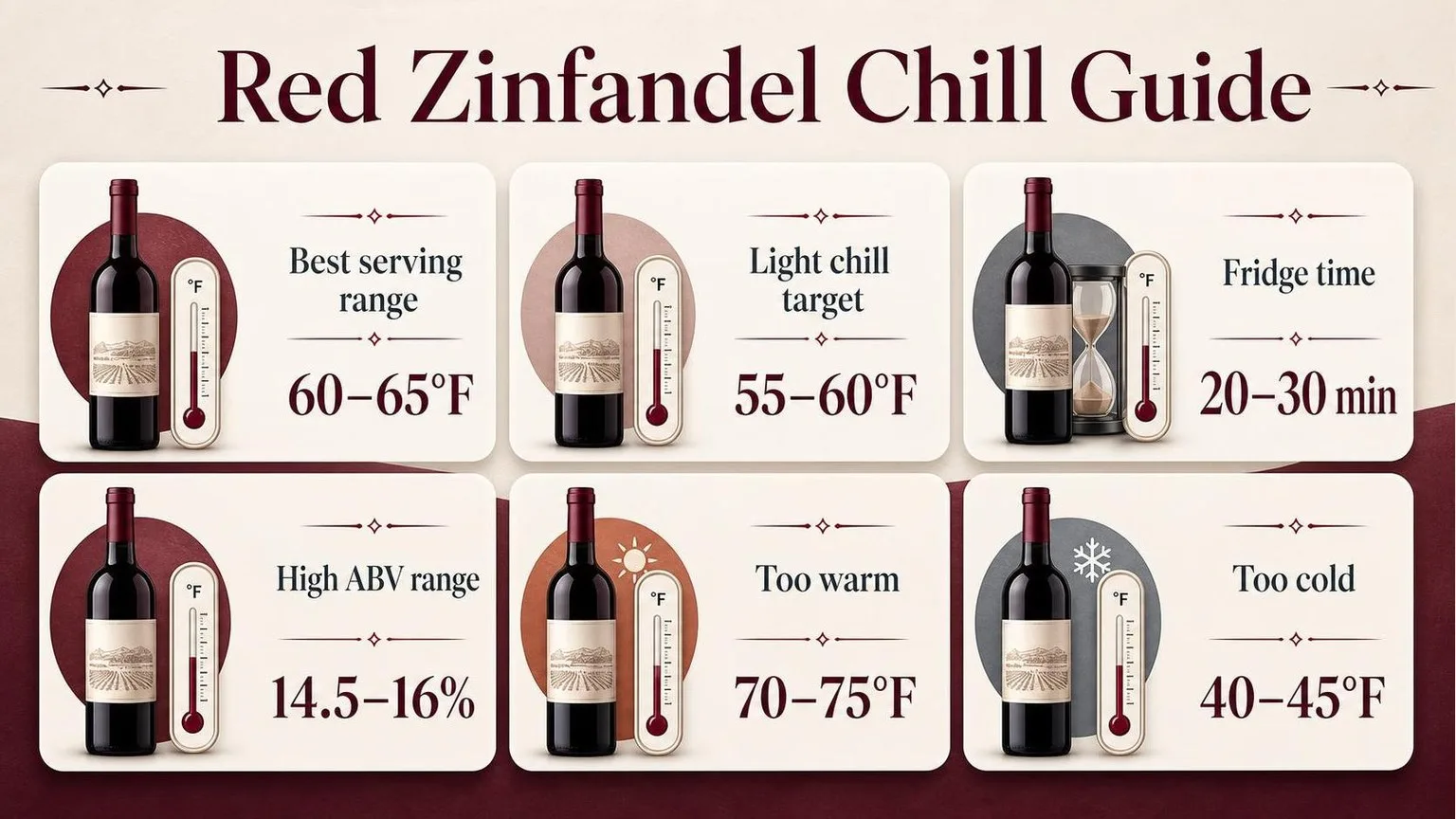 Do You Chill Red Zinfandel Wine? 1 Red Zinfandel Chill Cheat Sheet — key facts at a glance