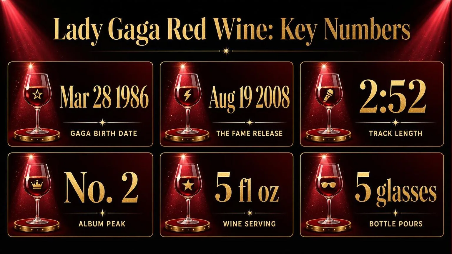 Lady Gaga Red Wine: Key Numbers — key facts at a glance