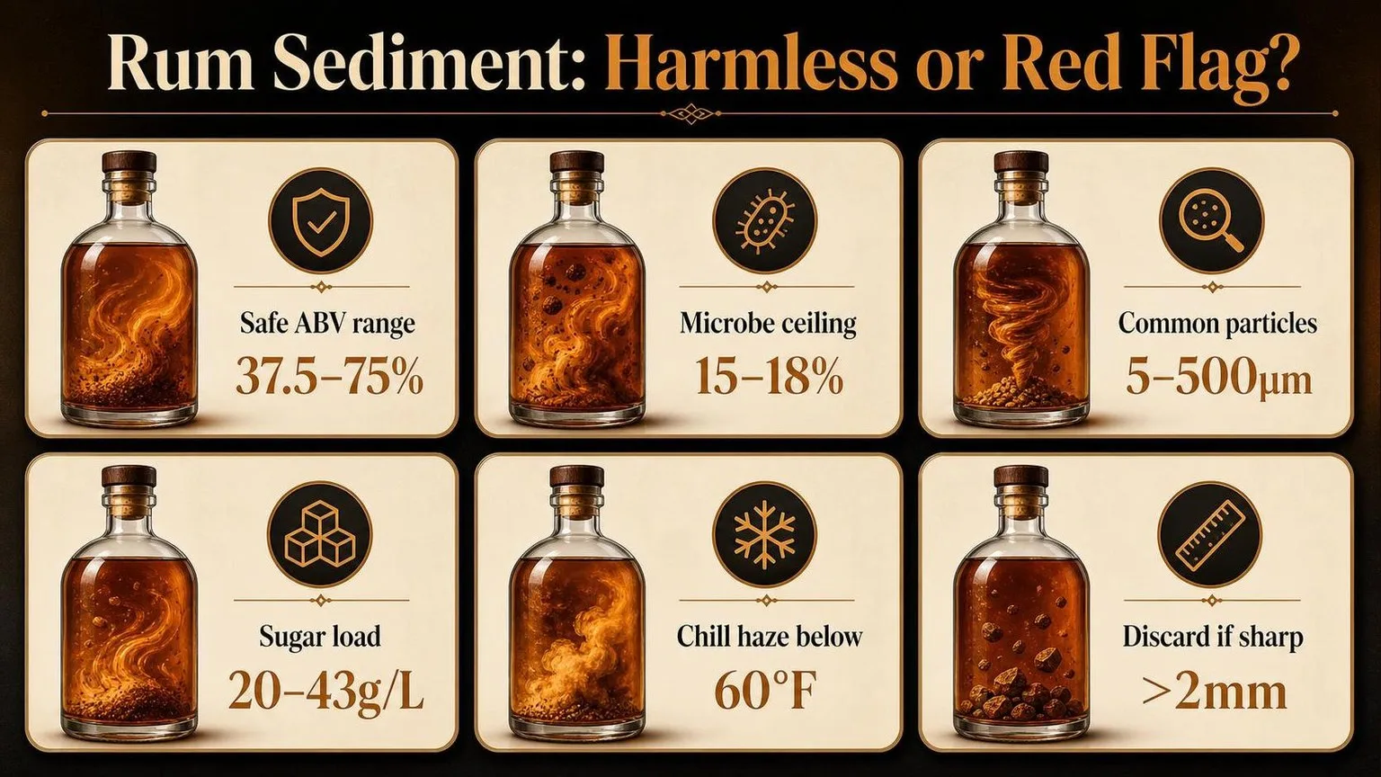 Are Particles In A Bottle Of Rum Bad? 1 Rum Sediment: What's Actually in Your Bottle — key facts at a glance