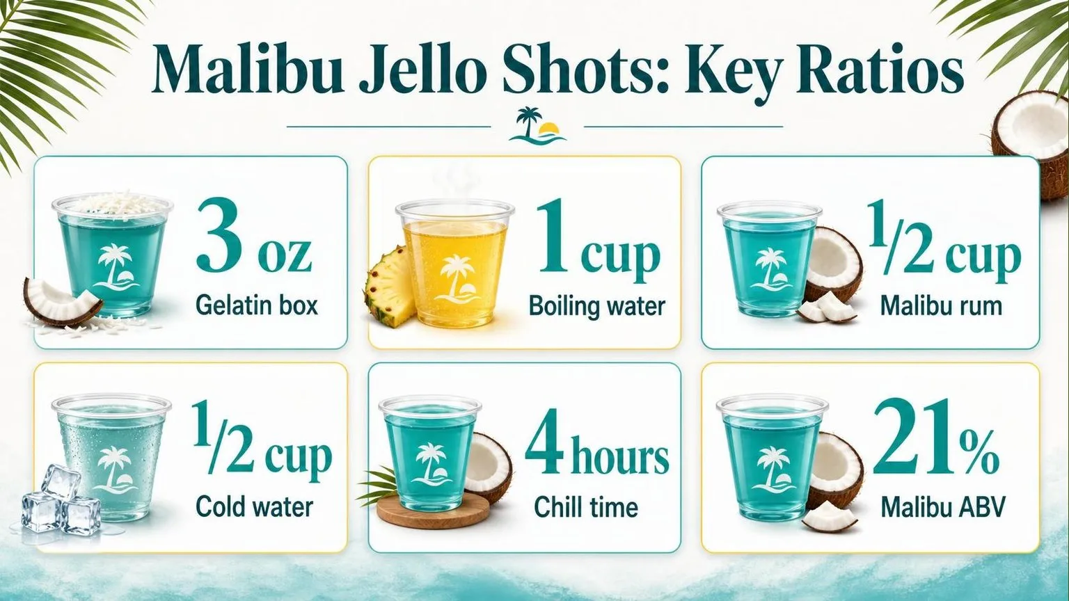 How To Make Jello Shots With Malibu Coconut Rum? 1 Malibu Jello Shots: The Numbers That Matter — key facts at a glance