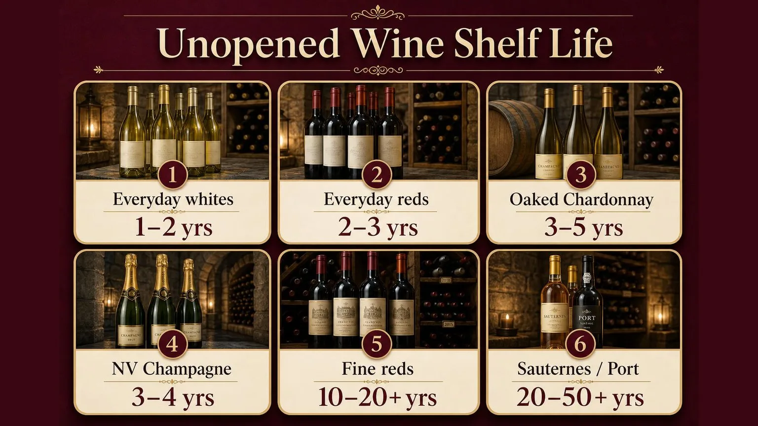 How Long Can You Keep Wine Unopened? 1 How Long Unopened Wine Really Lasts — key facts at a glance