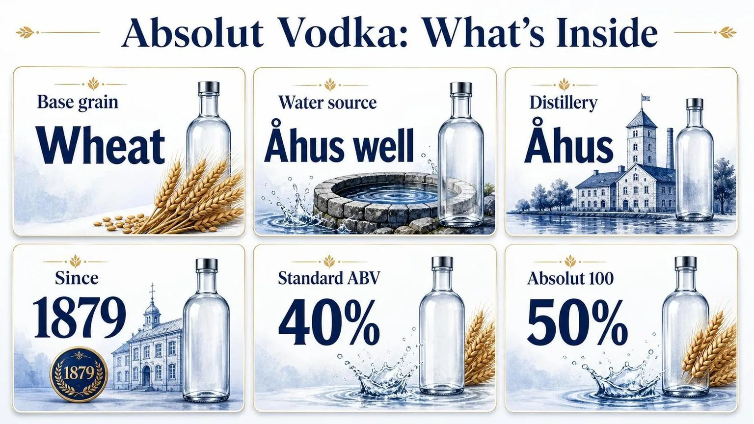 What Absolut Vodka Is Really Made From — key facts at a glance