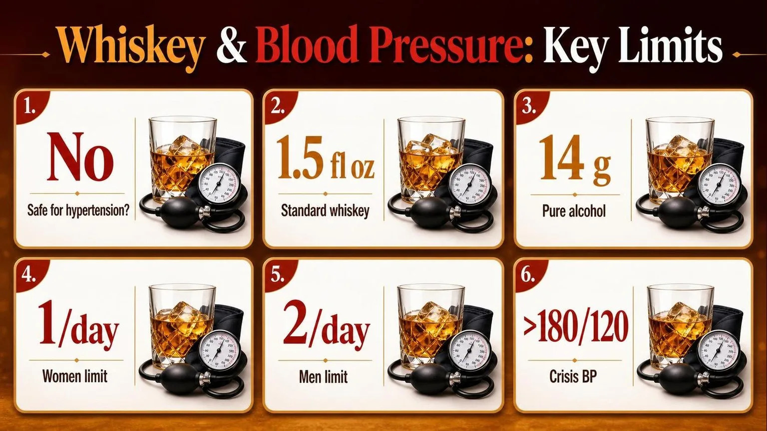 Whiskey & Blood Pressure: Key Numbers — key facts at a glance