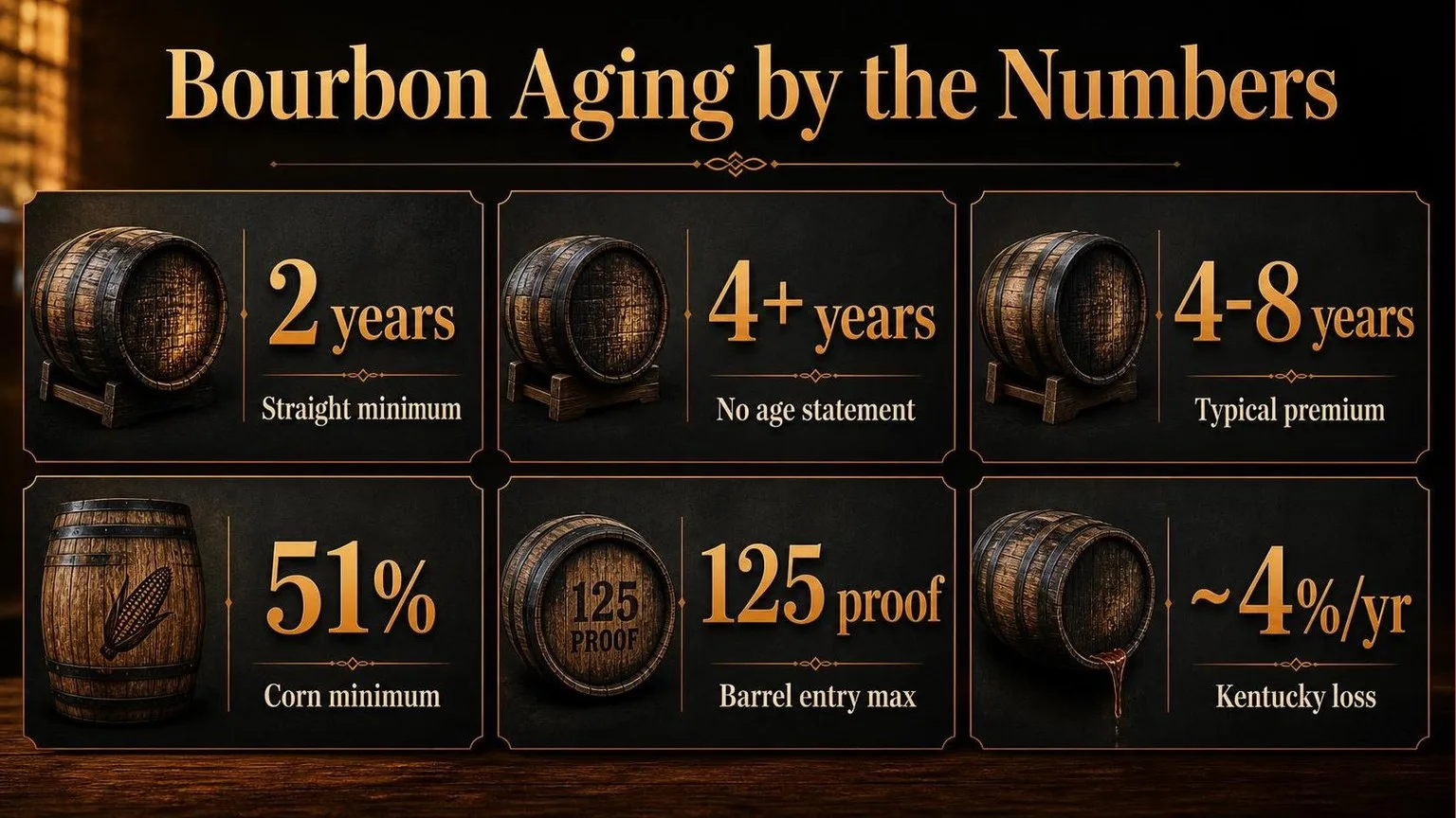 Bourbon by the Numbers — key facts at a glance