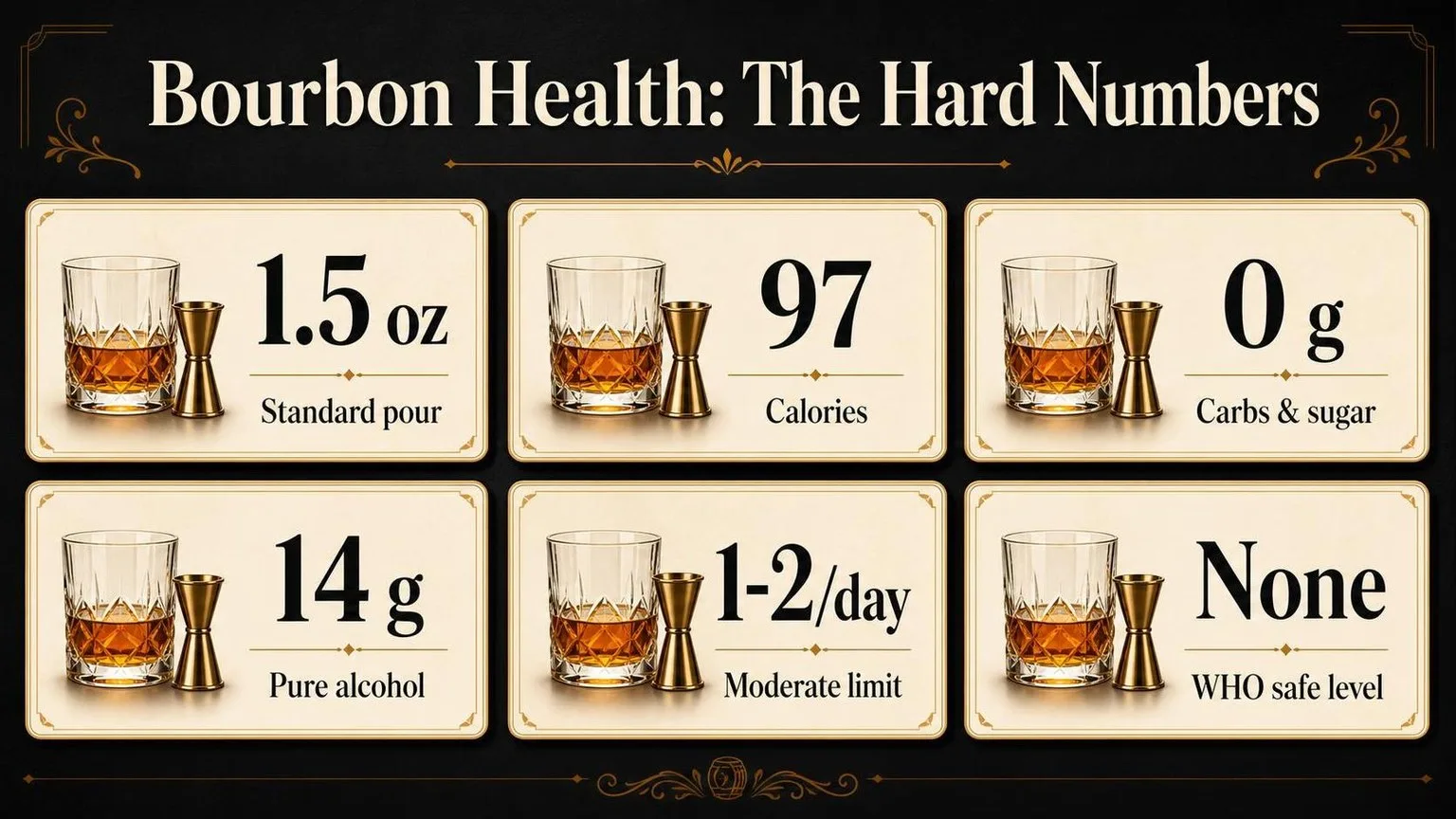 Bourbon By The Numbers: Health Facts — key facts at a glance