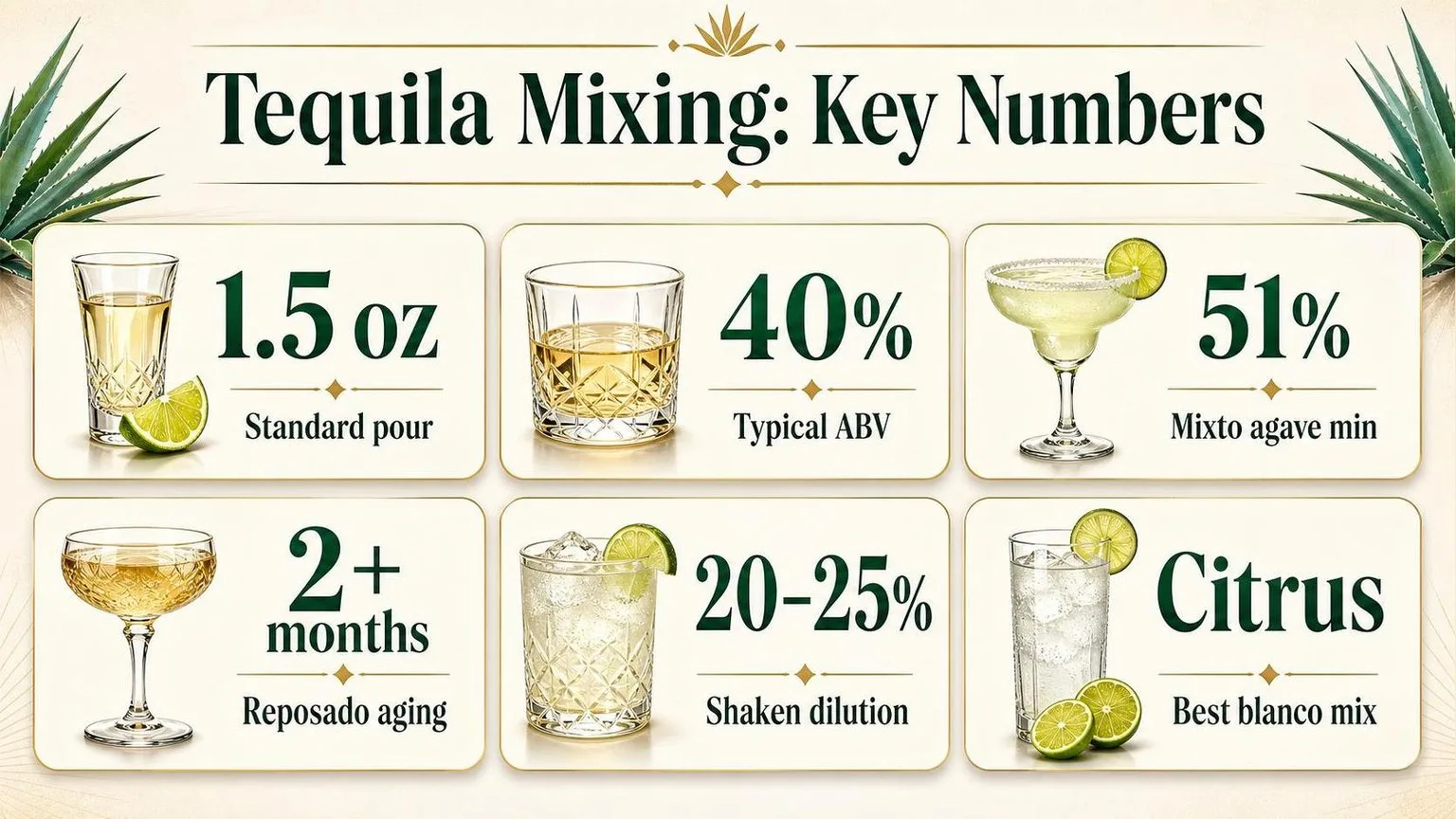 Can You Mix Tequila & Rum? Answer By Expert 1 Tequila Mixing by the Numbers — key facts at a glance