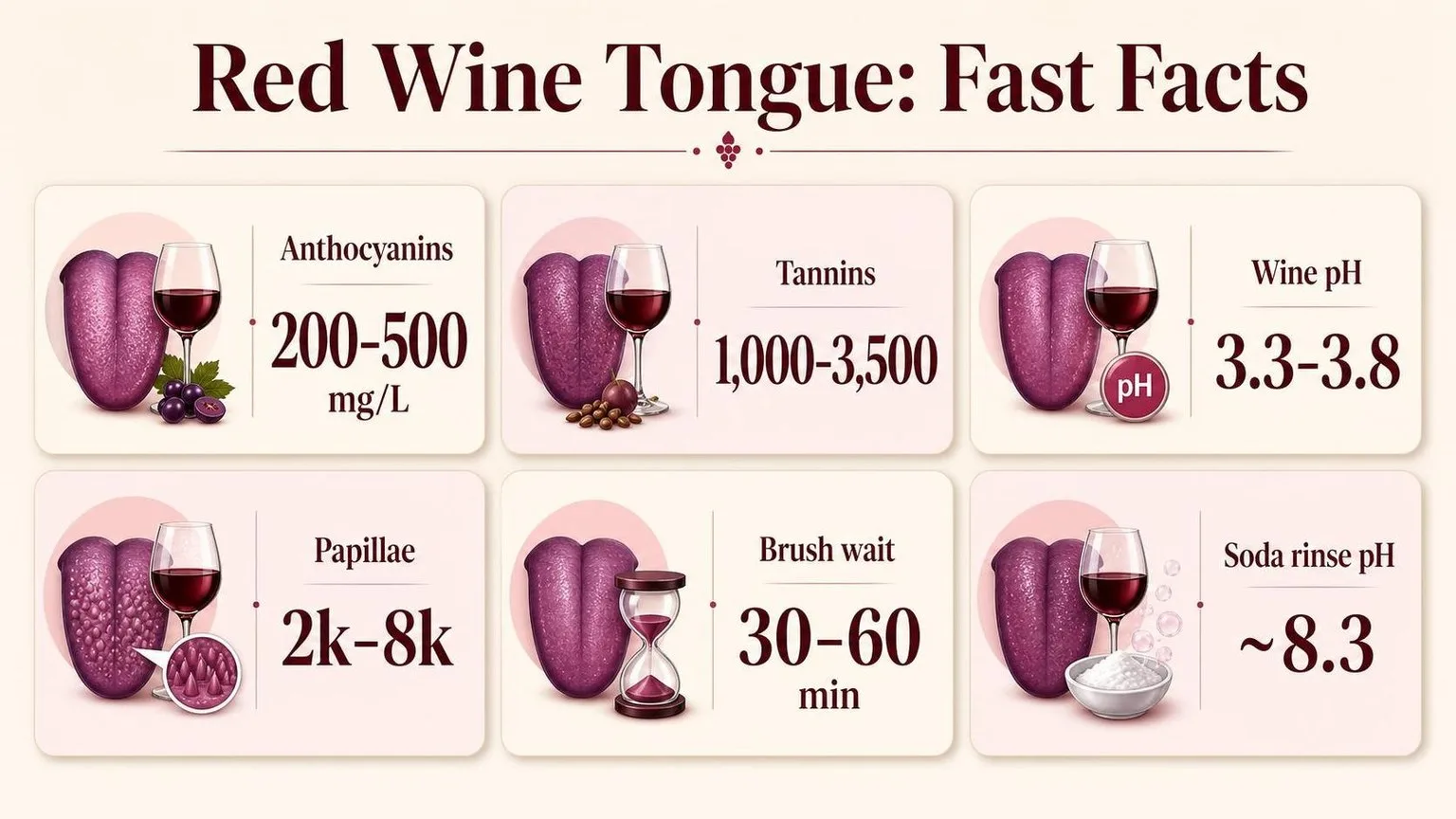 How To Get Red Wine Stains Off Your Tongue? 1 Red Wine Tongue: Stain Science by Grape — key facts at a glance