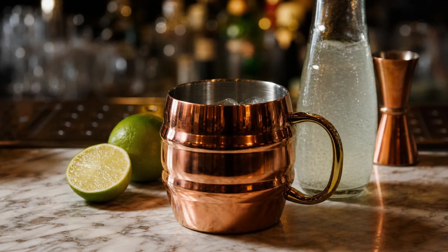 Why Is a Moscow Mule Served in Copper? 12 Scientific & Historical Reasons (2026 Guide) 4 Side-by-side comparison of lined stainless steel interior copper mug versus unlined pure copper mug