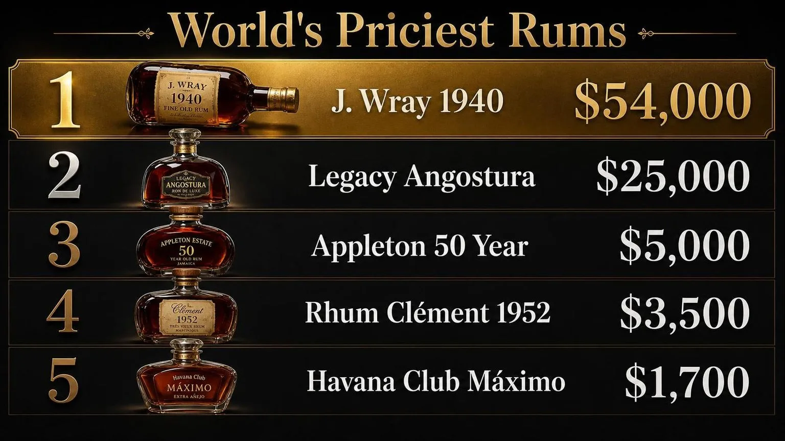 What Is The Most Expensive Rum In The World? 1 World's Most Expensive Rums Ranked — key facts at a glance