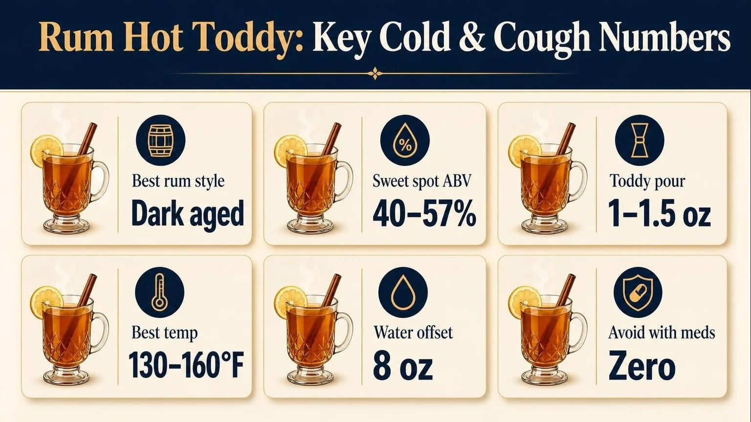 Which Rum Is Best For Cold And Cough? 1 Rum Hot Toddy: The Numbers That Matter — key facts at a glance