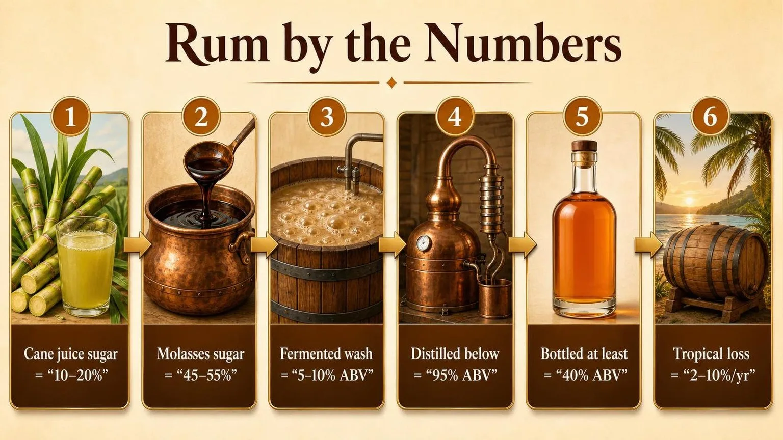 Rum by the Numbers — key facts at a glance