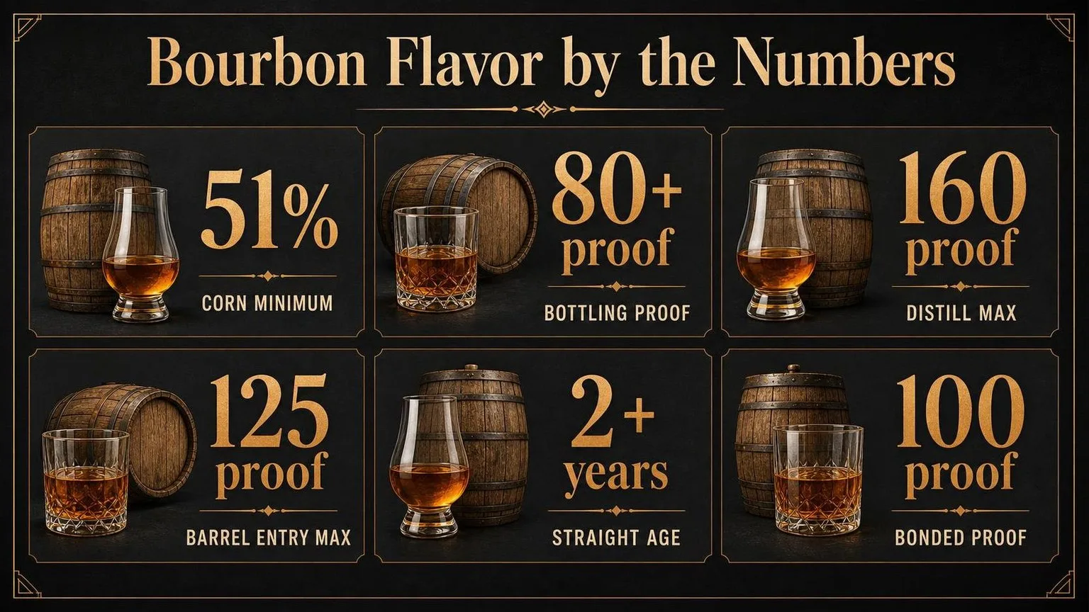 Bourbon Flavor by the Numbers — key facts at a glance