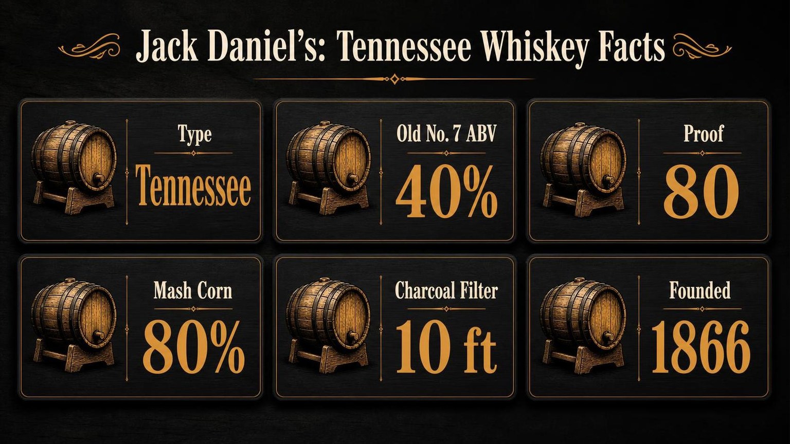 Jack Daniel's By The Numbers — key facts at a glance