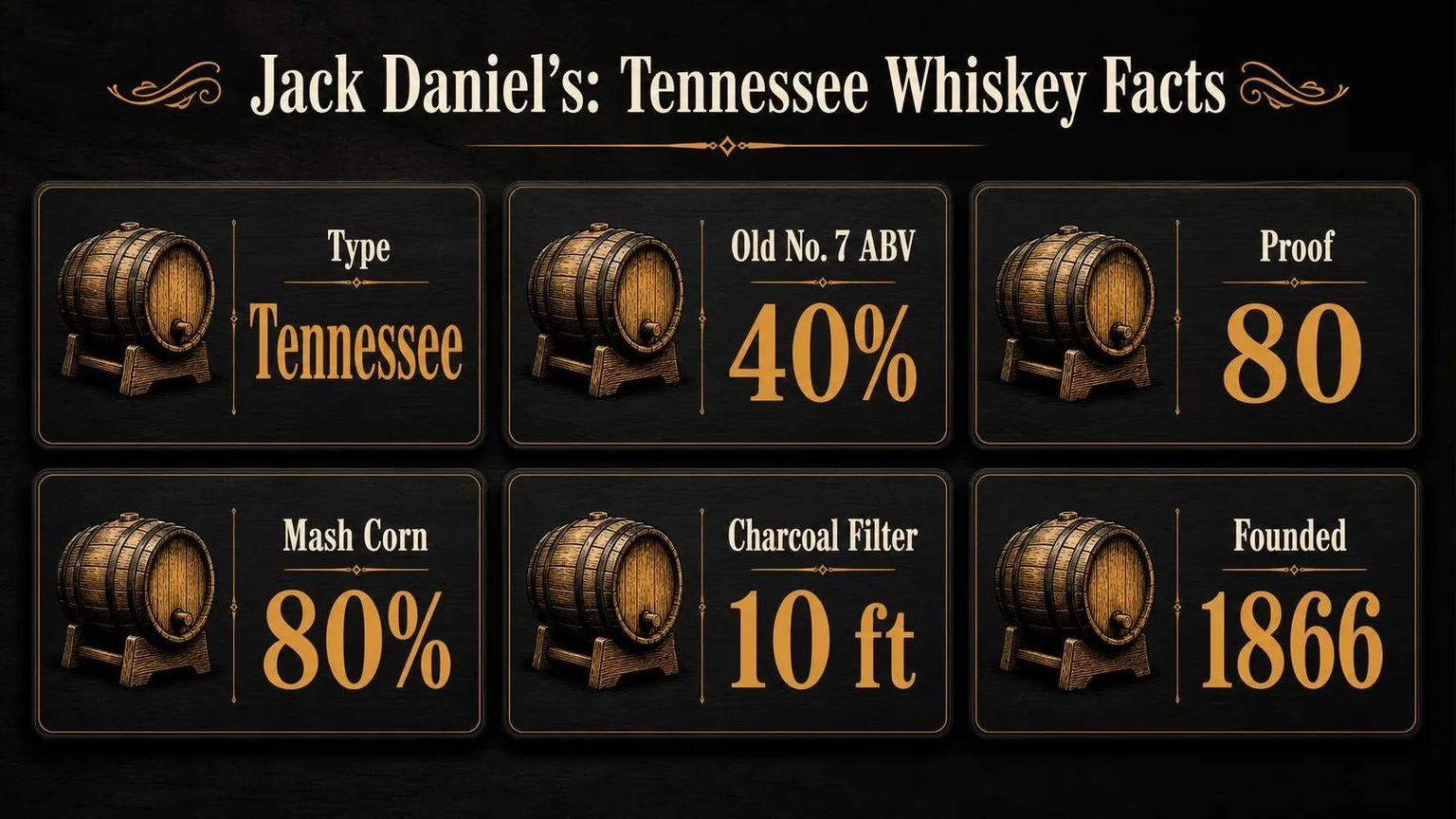Jack Daniel's By The Numbers — key facts at a glance
