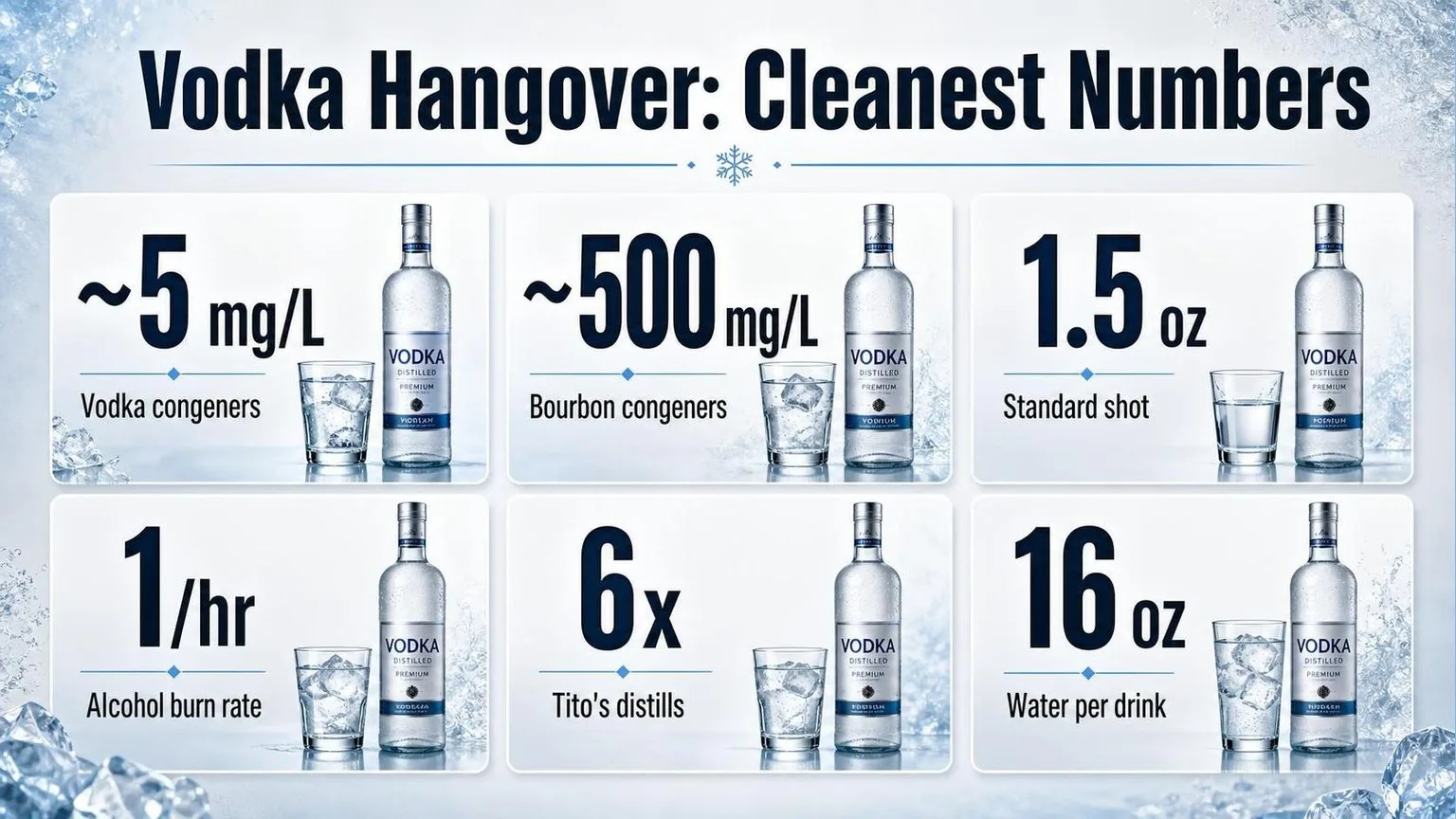 Vodka & Hangovers: The Real Numbers — key facts at a glance