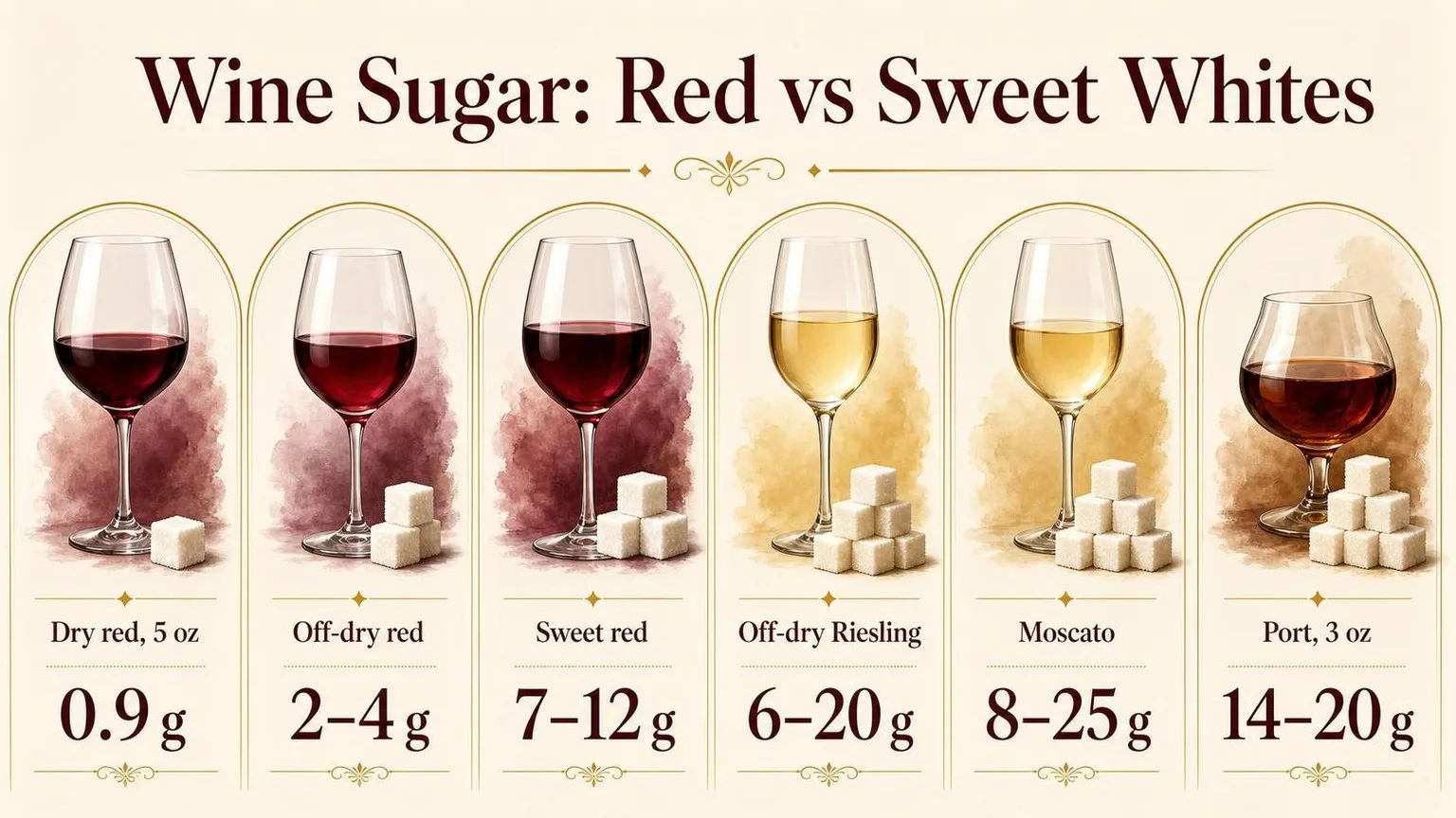 Does Prosecco Have More Sugar Than Red Wine? 1 Sugar in Your Glass: Wine vs. Everyday Foods — key facts at a glance