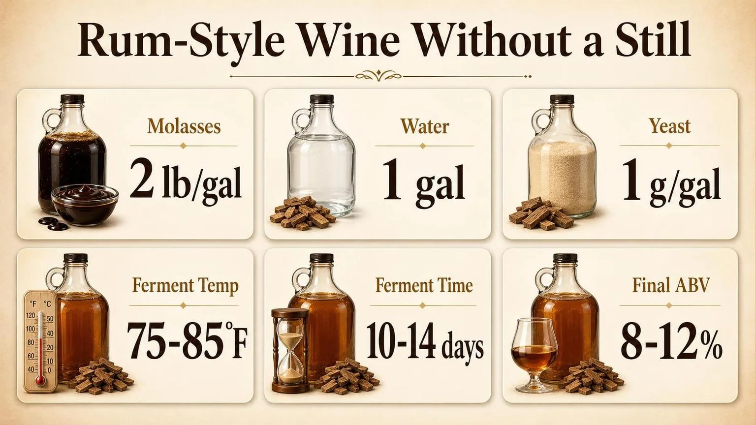 How To Make Rum Without Distilling? 1 Rum Without a Still: The Numbers That Matter — key facts at a glance