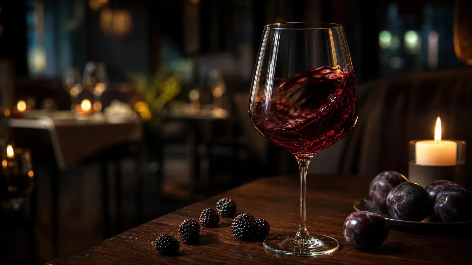 What Does an Aerator Do for Wine? – The Complete Expert Guide to Understanding Wine Aeration 3 Bold young red wine in a Bordeaux glass showing the transformation from aeration