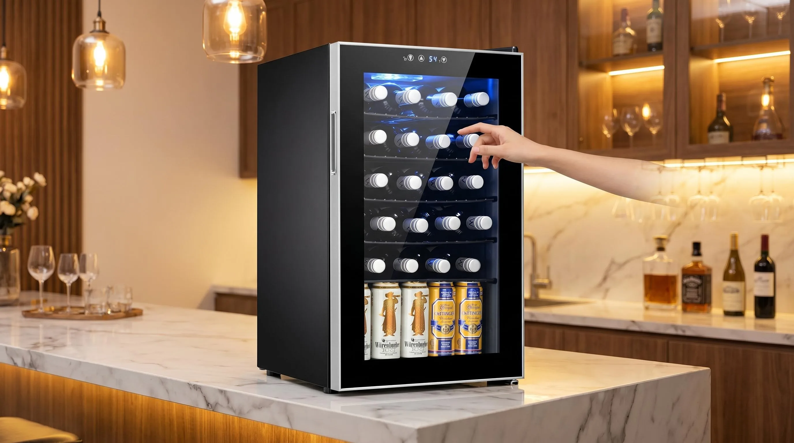 The Antarctic Star 5158A shown in everyday use at home, as tested by FlightWineBar