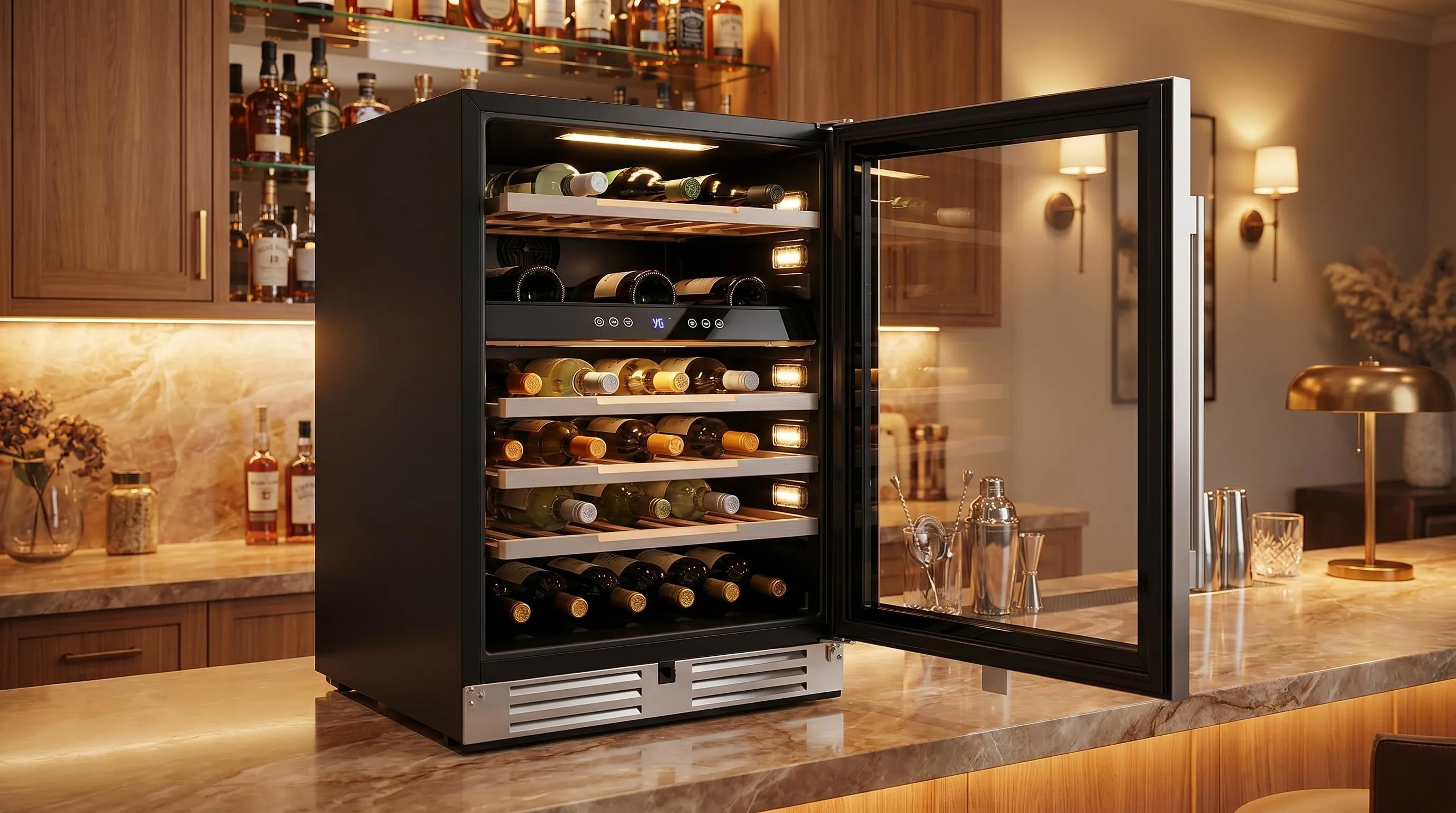 Avanti WCF281E3SS Wine Cooler Review 2026 2 Close-up of the Avanti WCF281E3SS build quality, materials and finish during our review