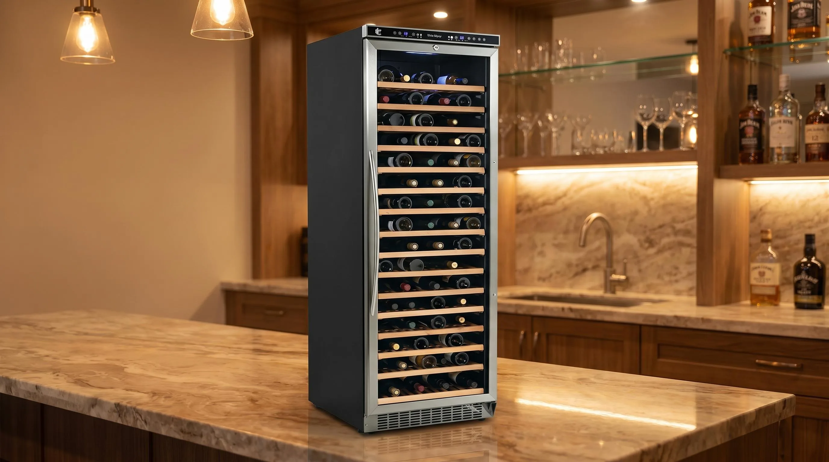 Close-up of the Avanti WCR682SS-2 build quality, materials and finish during our review