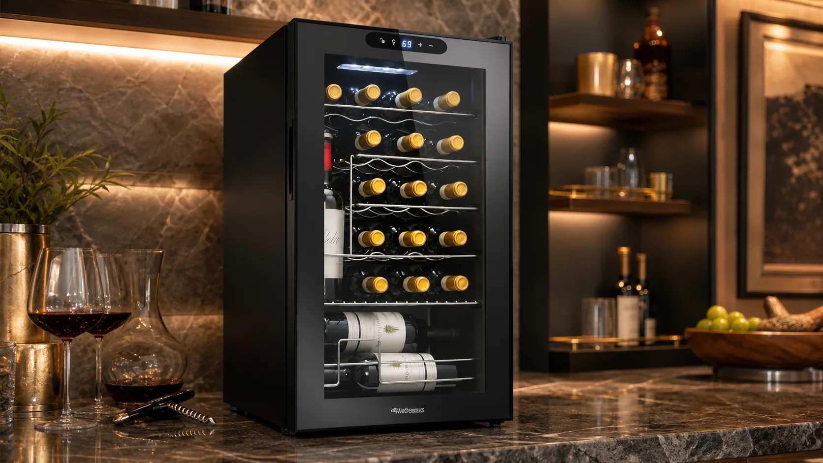 8 Best 24-Bottle Wine Coolers for 2026 12 Wine 24-Bottle Wine Cooler — Upright Bottle Storage: upright bottle storage