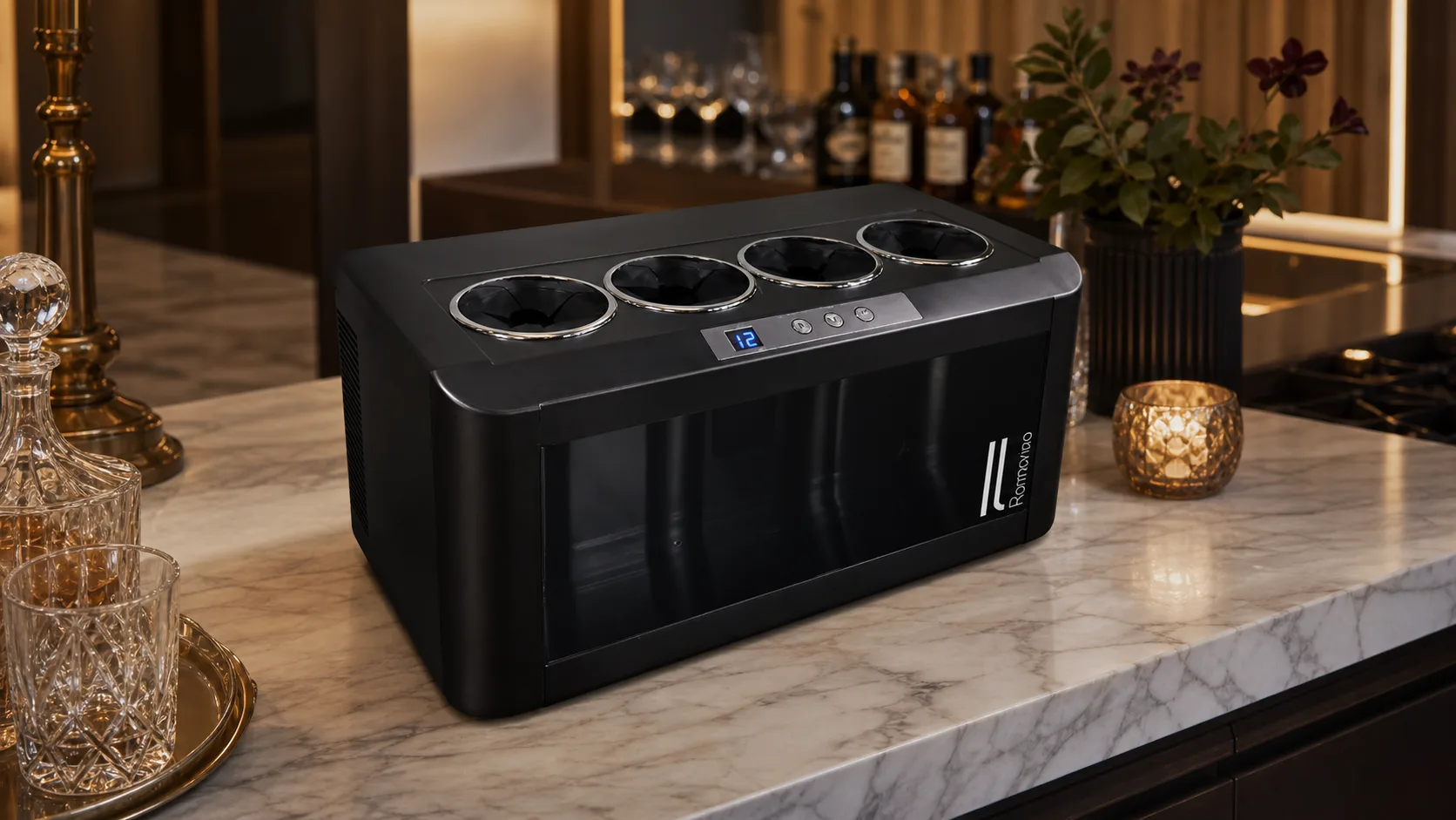 Top 5 Best 4 Bottle Wine Cooler for Home Drinking in 2026 7 Vinotemp OW004 4-Bottle — Digital Control: thermoelectric technology
