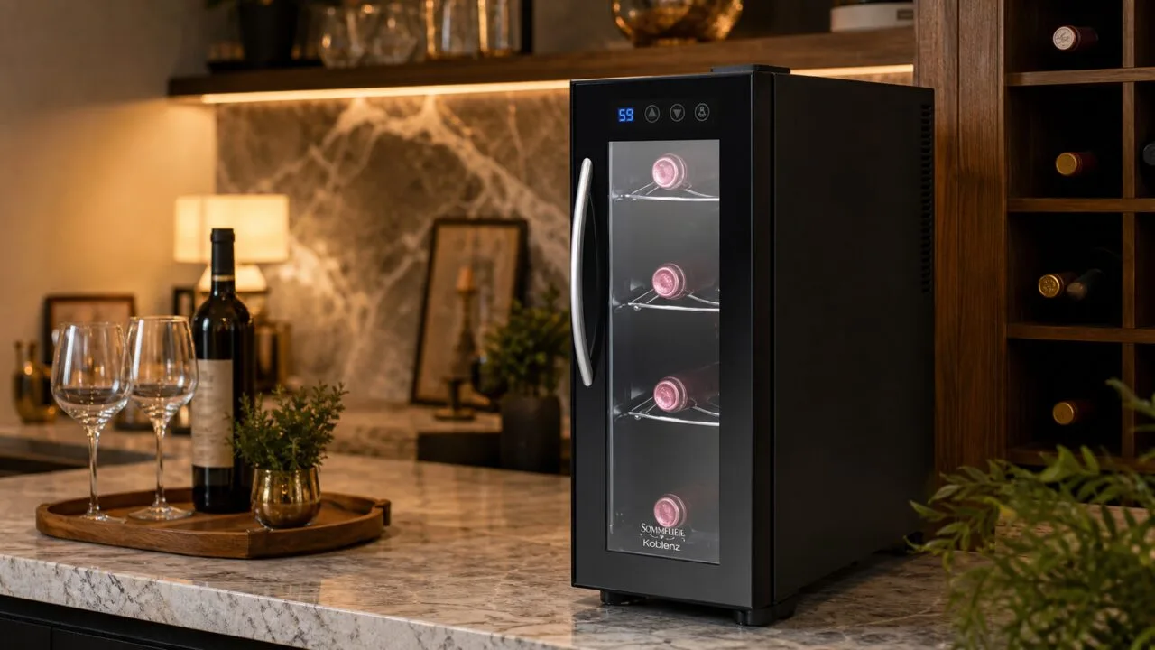 4 bottle wine cooler
